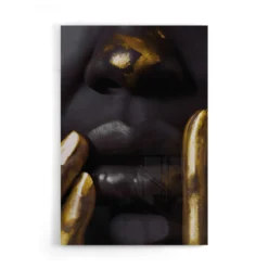 Walljar acrylglas schilderij - Golden Fingers Acrylglas schilderij - 120 x 180 cm