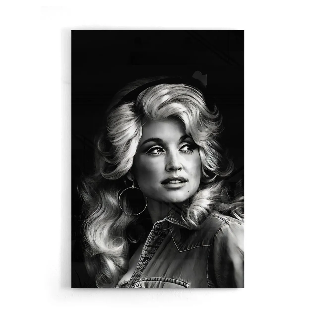 Walljar acrylglas schilderij - Dolly Parton Acrylglas schilderij - 80 x 120 cm