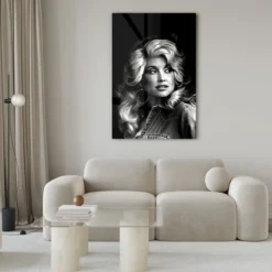 Walljar acrylglas schilderij - Dolly Parton Acrylglas schilderij - 150 x 225 cm