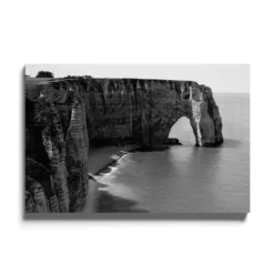 Walljar acrylglas schilderij - Cliffs of Etretat Acrylglas schilderij - 60 x 90 cm