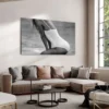 Walljar acrylglas schilderij - Beach Woman Acrylglas schilderij - 70 x 100 cm