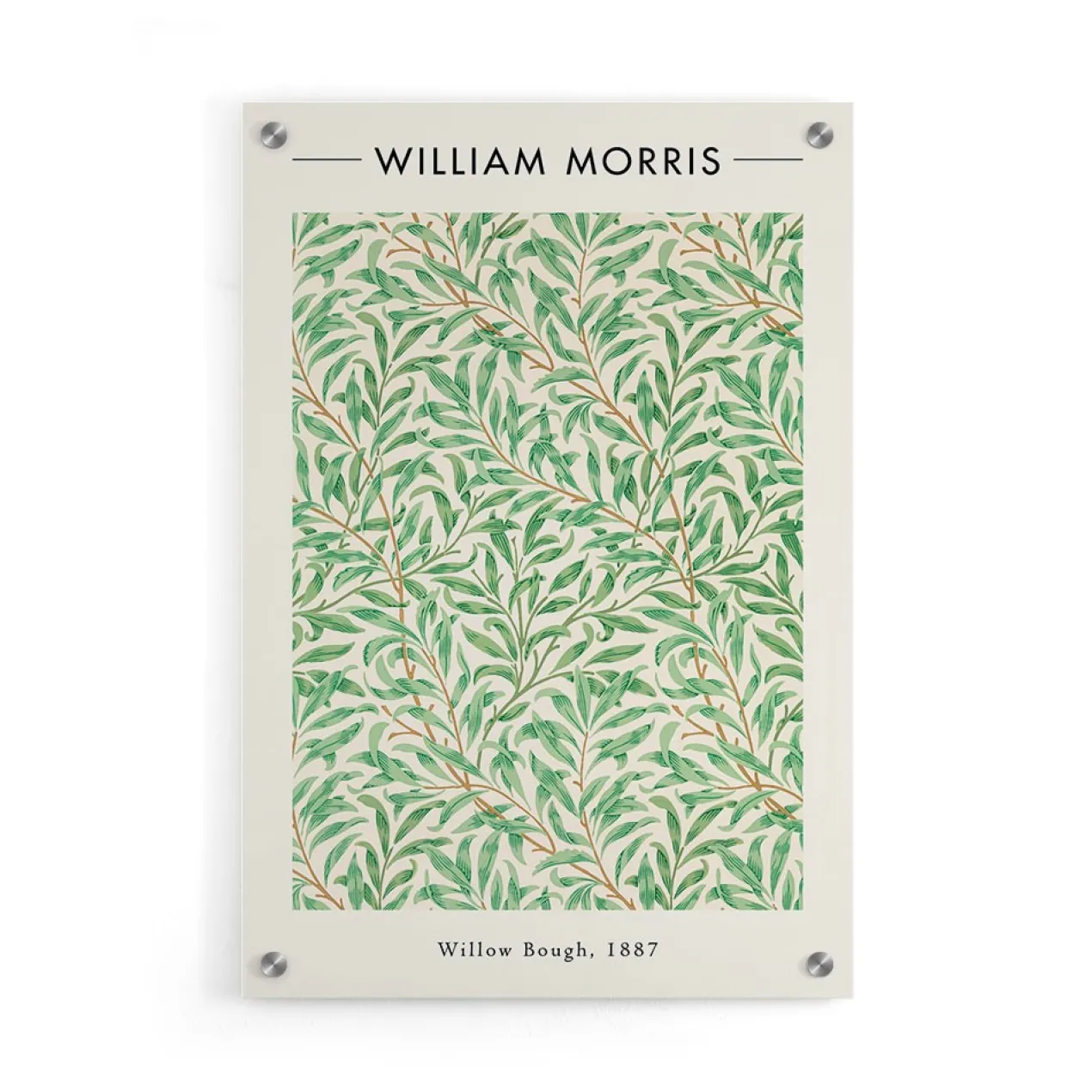 Walljar - Plexiglas schilderij - William Morris - Willow Bough Plexiglas schilderij - 40 x 60 cm