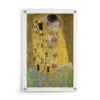 Walljar plexiglas schilderij - Gustav Klimt - De Kus Plexiglas schilderij - 40 x 60 cm