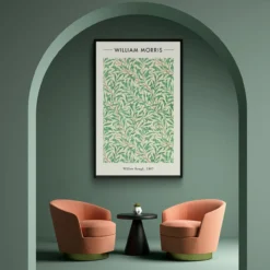 Walljar - Plexiglas schilderij - William Morris - Willow Bough Plexiglas schilderij - 70 x 100 cm