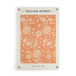 Walljar - plexiglas schilderij - william morris - wild tulip Plexiglas schilderij - 80 x 120 cm