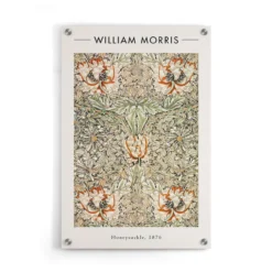 Walljar plexiglas schilderij - William Morris - Honeysuckle II Plexiglas schilderij - 70 x 100 cm