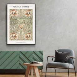 Walljar plexiglas schilderij - William Morris - Honeysuckle II Plexiglas schilderij - 80 x 120 cm