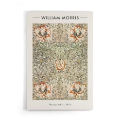 Walljar plexiglas schilderij - William Morris - Honeysuckle II Plexiglas schilderij - 150 x 225 cm