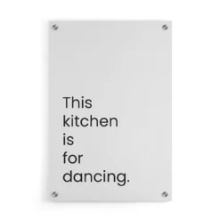Walljar plexiglas schilderij - This Kitchen Is For Dancing Plexiglas schilderij - 70 x 100 cm