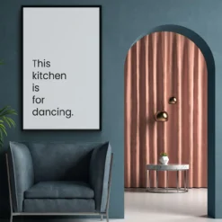 Walljar plexiglas schilderij - This Kitchen Is For Dancing Plexiglas schilderij - 80 x 120 cm