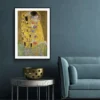Walljar plexiglas schilderij - Gustav Klimt - De Kus Plexiglas schilderij - 60 x 90 cm