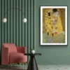 Walljar plexiglas schilderij - Gustav Klimt - De Kus Plexiglas schilderij - 120 x 180 cm