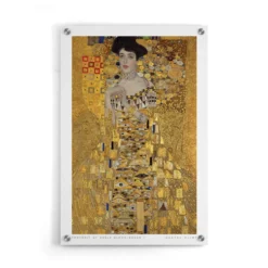 Walljar plexiglas schilderij - Gustav Klimt - Portret Van Adèle Bloch-Bauer I Plexiglas schilderij - 120 x 180 cm