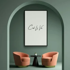 Walljar poster ingelijst - C'est La Vie Poster ingelijst - 70 x 100 cm