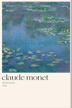 Walljar poster ingelijst - Claude Monet - Water Lelies Poster ingelijst - 40 x 60 cm