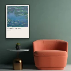 Walljar poster ingelijst - Claude Monet - Water Lelies Poster ingelijst - 40 x 60 cm