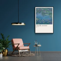 Walljar poster ingelijst - Claude Monet - Water Lelies Poster ingelijst - 40 x 60 cm