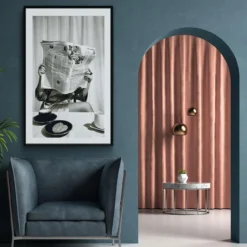 Walljar poster ingelijst - Coffee Time Poster ingelijst - 70 x 100 cm