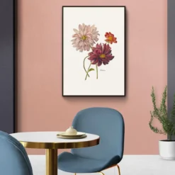 Walljar poster ingelijst - Dahlia Poster ingelijst - 70 x 100 cm