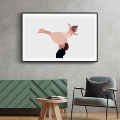 Walljar poster ingelijst - Dirty Dancing Poster ingelijst - 70 x 100 cm