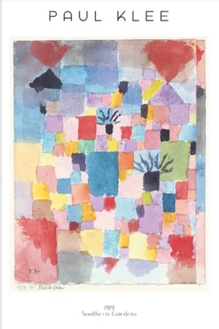 Walljar poster ingelijst - Paul Klee - Southern Gardens Poster ingelijst - 40 x 60 cm