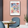 Walljar poster ingelijst - Paul Klee - Southern Gardens Poster ingelijst - 50 x 70 cm