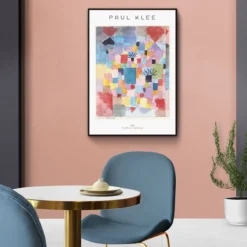 Walljar poster ingelijst - Paul Klee - Southern Gardens Poster ingelijst - 50 x 70 cm