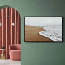 Walljar poster ingelijst - Stille Golven Poster ingelijst - 70 x 100 cm