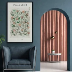 Walljar poster ingelijst - William Morris - Jasmine Poster ingelijst - 50 x 70 cm