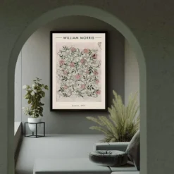 Walljar poster ingelijst - William Morris - Jasmine Poster ingelijst - 50 x 70 cm