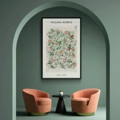 Walljar poster ingelijst - William Morris - Jasmine Poster ingelijst - 50 x 70 cm