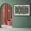 Walljar poster ingelijst - William Morris - Honeysuckle Poster ingelijst - 50 x 70 cm