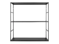 Wall rack Level metal matt black