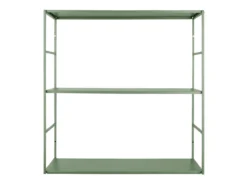 Wall rack Level metal matt jungle green