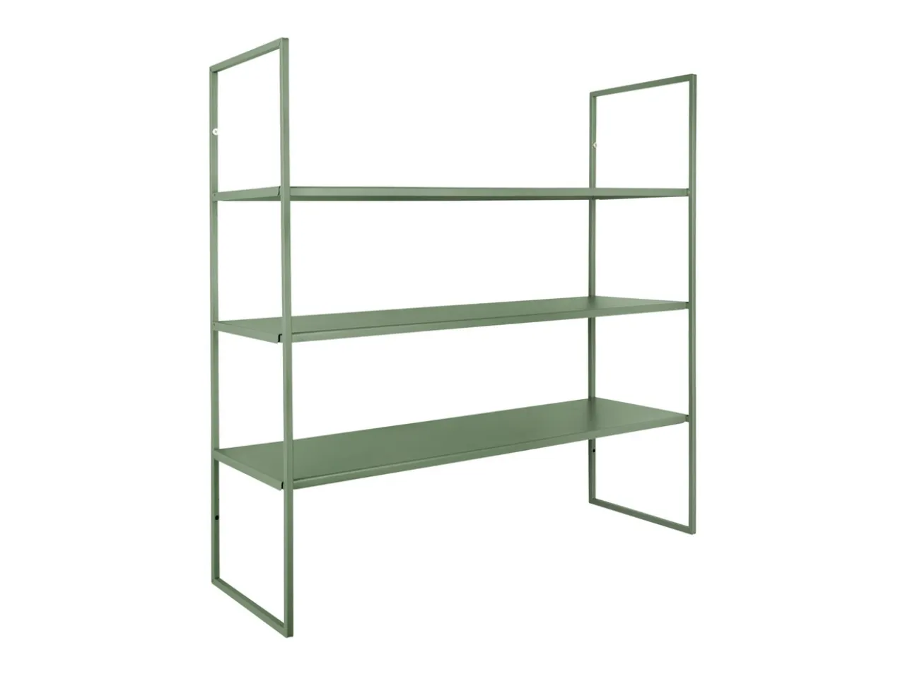 Wall rack Level metal matt jungle green