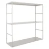 Wall rack Level metal matt warm grey