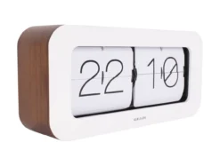 Wall / Table clock Matiz bamboo white