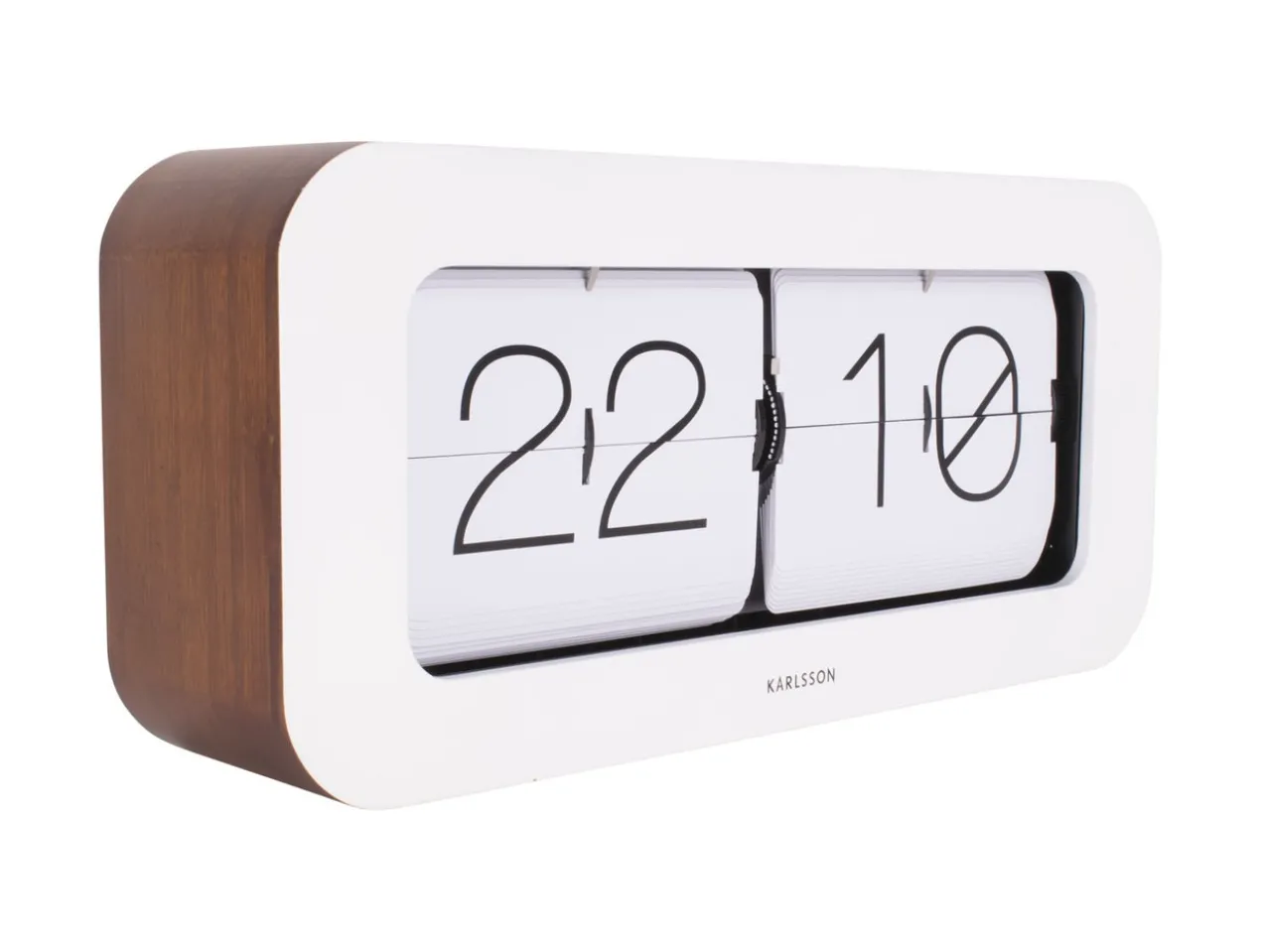 Wall / Table clock Matiz bamboo white