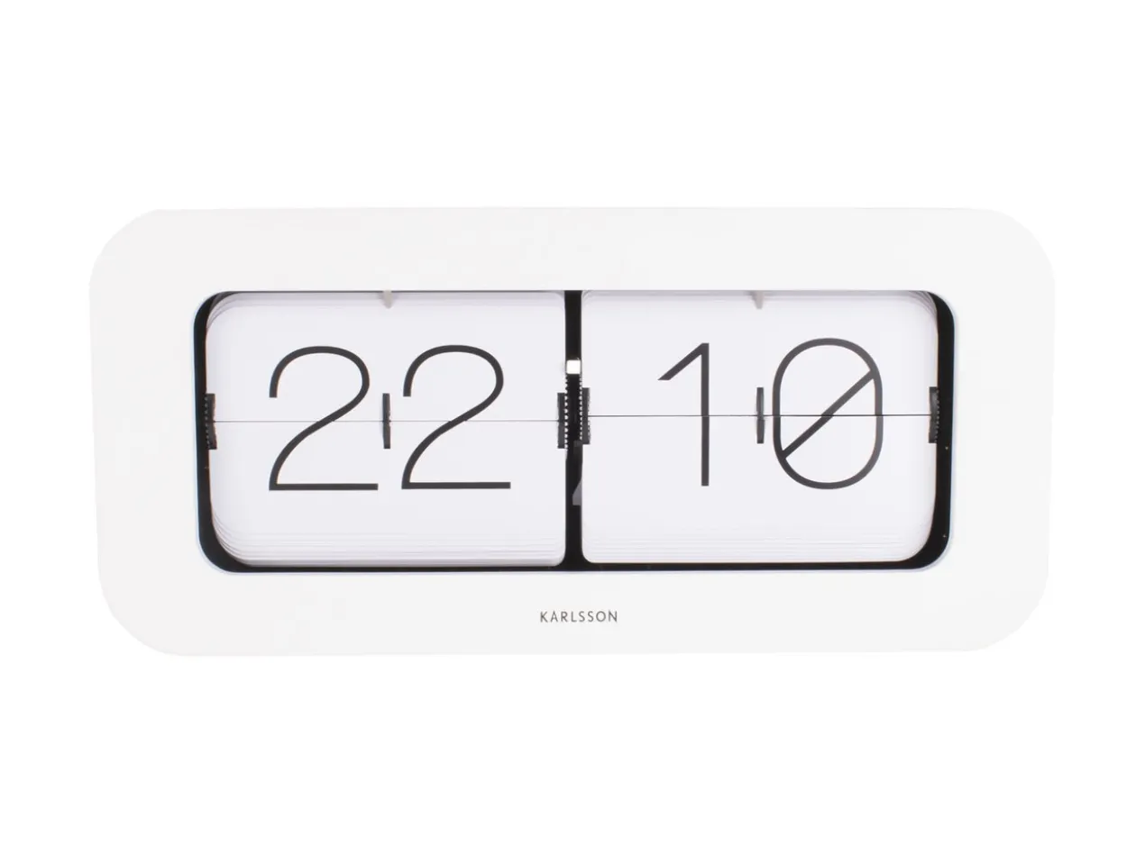 Wall / Table clock Matiz bamboo white