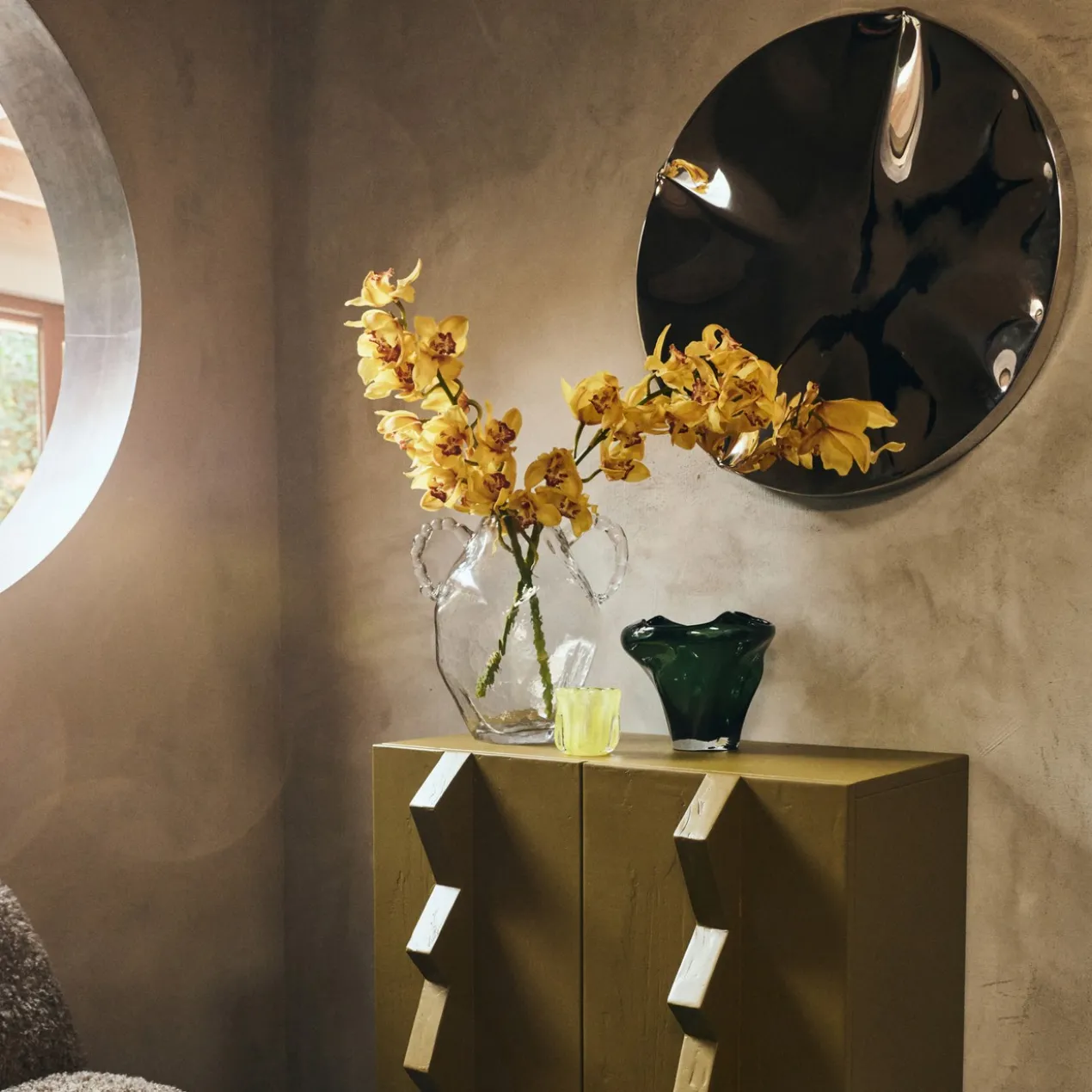 Wanddecoratie Dent wall sculpture