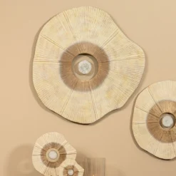 Wanddecoratie Solara beige 60 cm