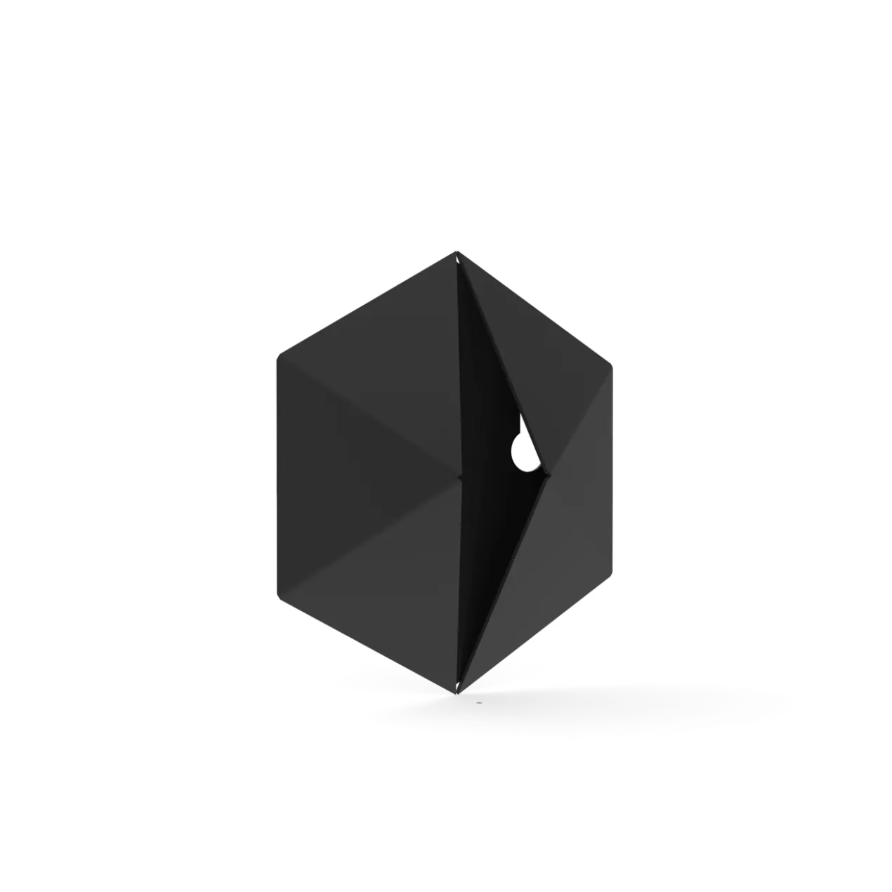 Wandhaak Towel Diamond °01 Black - 1 wandhaak