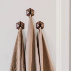 Wandhaak Towel Diamond °01 Blass Brown - 1 wandhaak