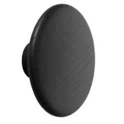 Wandhaken The Dots L zwart