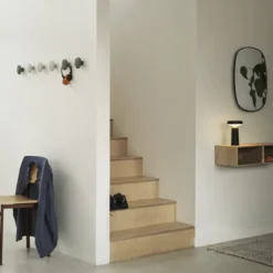 Wandhaken The Dots L zwart