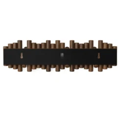 Wandkapstok Umbra Picket 8 haken Walnoot hout