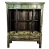 Wandkast blauw/groen lak uniek
