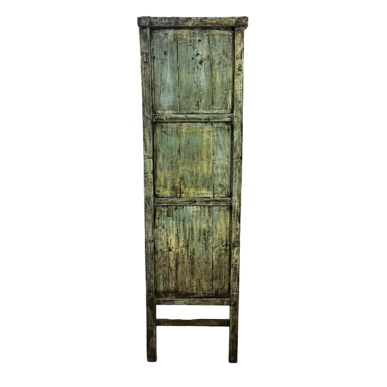 Wandkast blauw/groen lak uniek