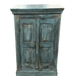 Wandkast blauw uniek