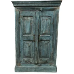 Wandkast blauw uniek